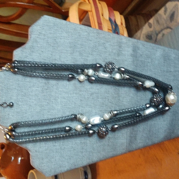 unknown Jewelry - Ladies Black rope chain necklace